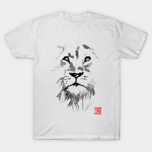 lion 04 T-Shirt by pechane